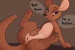  2017 anus bedroom_eyes dialogue disney english_text female half-closed_eyes kanga kangaroo looking_at_viewer mammal marsupial open_mouth presenting presenting_pussy pussy seductive simple_background smitty_g solo spread_legs spreading text winnie_the_pooh_(franchise) 