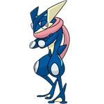  crossed_arms frog greninja long_tongue no_humans official_art pink_eyes pokemon pokemon_(creature) tongue_out 