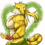  feline magan male mammal muscular solo tiger tokyo_afterschool_summoners 