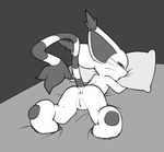  anthro anus bed butt digimon feline flat_colors gatomon greyscale looking_back lying mammal monochrome nude on_bed on_front presenting presenting_hindquarters pussy raised_tail spread_legs spreading under_covers vulapa whiskers 