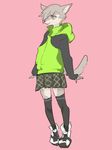  artist_request brown_eyes cat furry stocking 
