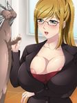  animated breasts glasses handjob huge_breasts tagme teacher water_beryl 