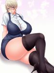  1girl animated breasts curvy huge_breasts saogokushi solo tagme thick_thighs wide_hips 