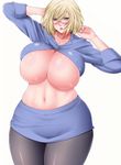  1girl animated breasts bursting_breasts curvy huge_breasts saogokushi solo standing tagme thick_thighs wide_hips 