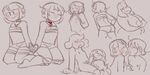  asriel_dreemurr breasts chara_(undertale) fellatio oral protagonist_(undertale) sex toriel undertale video_games 