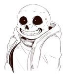  animated_skeleton bone clothing jacket jazzycat sans_(undertale) skeleton smile solo sweat sweater teeth tense undead undertale video_games 
