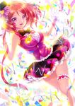  :d artist_name black_bow black_neckwear black_skirt bow bowtie floating_hair garters gloves hair_bow hair_ornament happy_new_year hat heart heart_hair_ornament layered_skirt long_hair looking_at_viewer love_live! love_live!_school_idol_project mini_hat miniskirt new_year nishikino_maki open_mouth pecorin purple_bow red_eyes red_hair skirt sleeveless smile solo striped striped_bow watermark web_address white_gloves 