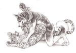  anal anthro canine dog feline husky kenket leopard male male/male mammal sex 