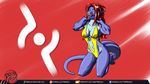  alien bikini breasts clothing digital_media_(artwork) female hair pinup pose predaguy red_hair swimsuit vik 