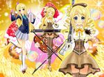  bubbles k-on! kotobuki_tsumugi luna_rune magical_girl mahou_shoujo_madoka_magica school_uniform sparkles tagme tomoe_mami_(cosplay) 