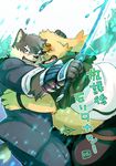  canine cusith dog hug male mammal moritaka slightly_chubby tokyo_afterschool_summoners 