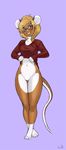  anthro clothed clothing female julicat looking_at_viewer mammal mouse pussy rodent smile solo standing wide_hips 