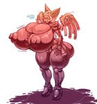  2017 anthro areola bat big_breasts breasts erect_nipples female huge_breasts hyper hyper_breasts mammal nipple_piercing nipples piercing pussy rouge_the_bat snao solo sonic_(series) wings 