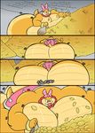  belly biceps big_belly big_butt breasts butt comic female growth huge_butt jaeh jewelry koopaling lips mario_bros muscular nintendo overweight ribbons video_games weight_gain wendy_o_koopa 