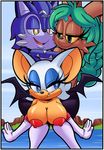  bat big_breasts breasts cloudz dreamcastzx1 fan_character female male mammal rouge_the_bat sonic_(series) unknown_species 