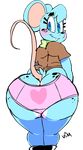  2017 alpha_channel anthro big_butt butt clothing female mammal mouse panties rodent solo underwear vimhomeless 