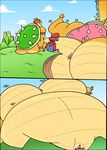  anthro belly big_belly big_breasts big_butt bowser breasts butt comic female growth huge_breasts huge_butt jaeh jewelry koopaling macro mario mario_bros nintendo obese overweight ribbons video_games weight_gain wendy_o_koopa 
