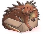  ambiguous_gender box canes-cm capcom cute dragon elder_dragon feral in_box in_container lao-shan_lung monster_hunter simple_background solo video_games white_background 