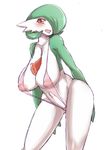  breasts clothing female gardevoir nintendo nipples pok&eacute;mon swimsuit video_games warumono_tomii 