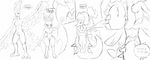  anthro avian bat bush butt dragon fire fuega legendary_pok&eacute;mon mammal marine merfolk model_sheet moltres nani_(velociripper) nintendo noibat nude pok&eacute;mon primarina pubes pussy symph velociripper video_games waving winick-lim 