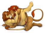  anal anthro feline lion male male/male mammal penis rayndancer sex 