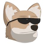  2017 alpha_channel canine corgi cute digital_media_(artwork) dog eyewear glasses kodus mammal meme simple_background transparent_background 