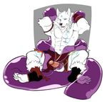  anthro balls canine clothed clothing erection faint humanoid_penis male mammal muscular penis sitting solo tentacles topless vein wolf 