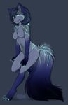  anthro ashleyzombie breasts canine featureless_breasts female fur hair mammal nude slightly_chubby smile solo 