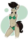  anthro bikini clothed clothing crossdressing equine fan_character horse mammal marsminer my_little_pony pone_keith pony swimsuit 