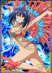  00s 1girl bare_legs bashoku_youjou breasts card_(medium) female ikkitousen large_breasts long_hair looking_at_viewer shiny_skin twintails 