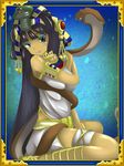  1girl ancient_egypt animal armlet black_hair egyptian long_hair snake tagme to-hou_eiyasyou 