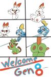  2019 breast_expansion breast_growth breasts comic dickgirl erection female flora_fauna grookey growth humor hyper intersex joke lagomorph leaf male mammal nintendo nipples penis penis_expansion penis_growth plant pok&eacute;mon pok&eacute;mon_(species) primate reptile scalie scorbunny sobble somewhatsketchy video_games 