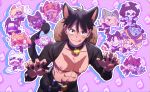  2girls 6+boys :3 abs afro angry animal_ears antlers ascot bags_under_eyes bare_pectorals bead_necklace beads bell belt black_belt black_eyes black_hair black_jacket black_nails black_pants black_shorts blonde_hair blue_hair blue_skin blush brook_(one_piece) brown_fur burn_scar cat_boy cat_ears cat_girl cat_tail chest_tattoo chibi closed_mouth coin colored_skin curly_hair cyborg dark-skinned_male dark_skin ear_piercing earrings eustass_kid fang fang_out fat fat_man fingernails fire franky_(one_piece) freckles full_body goggles goggles_on_head green_hair group_picture hair_over_one_eye hand_tattoo hat hat_on_back headphones heart heart-shaped_eyes highres holding holding_sword holding_weapon jacket japanese_clothes jewelry jinbe_(one_piece) kemonomimi_mode kimono kio6565 leather leather_pants long_fingernails long_hair long_nose looking_at_another looking_at_viewer mechanical_arms monkey_d._luffy multicolored_hair multiple_boys multiple_girls nami_(one_piece) neck_bell necklace nico_robin nipples one_eye_closed one_piece open_mouth orange_hair orange_kimono oversized_hat pants paw_pose pawpads pectorals piercing portgas_d._ace purple-tinted_eyewear pyrokinesis red-tinted_eyewear red_ascot red_hair reindeer_antlers roronoa_zoro running sabo_(one_piece) sanji_(one_piece) scar scar_across_eye scar_on_cheek scar_on_chest scar_on_face short_hair shorts sideburns single_earring single_mechanical_arm skeleton smile smoke smoking straw_hat streaked_hair sunglasses sweatdrop sword tail tattoo tinted_eyewear tongue tongue_out tony_tony_chopper topless_male trafalgar_law triple_wielding upper_body usopp wavy_hair weapon white_hair white_headwear 