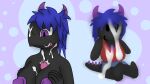 2023 2_horns abstract_background absurd_res anthro areola big_nipples blue_hair bodily_fluids breast_play breasts clothed_plushie cum cum_between_breasts cum_covered cum_on_breasts cum_on_face cum_on_neck cum_on_plushie cumshot dragon dragon_plushie duo ejaculation female genital_fluids genitals grin hair hi_res holding_breast horn licking licking_cum licking_lips male male/female messy messy_hair nipples one_eye_closed oshisaure penis plushie plushophilia puffy_nipples purple_areola purple_eyes purple_horn purple_nipples scalie sex smile solo_focus titfuck tongue tongue_out violet_oshisaure