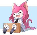 anthro aq_0v0 cat_busters domestic_cat feet felid feline felis female hi_res kemono mammal neko_hakase restrained_feet solo tickle_fetish tickle_torture tickling tickling_feet