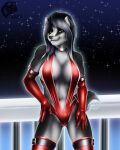 2023 4:5 5_fingers anthro armwear badger big_breasts bikini black_body black_fur black_nose blue_hair breasts christmas cleavage clothed clothing digital_media_(artwork) female fingers fiona_black fur ghostwolf hair hand_on_hip hand_on_own_hip hands_on_hips hands_on_own_hips hi_res holidays humanoid_hands latex latex_clothing legwear long_hair looking_at_viewer mammal multicolored_body multicolored_fur mustelid musteline night pose railing shaded signature sky sling_bikini smile solo star starry_sky swimwear thigh_highs two_tone_body two_tone_fur white_body white_fur