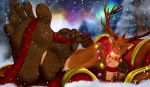 anthro christmas deer feet holidays male mammal new_world_deer reindeer robinthefox rudolph_the_red-nosed_reindeer solo