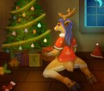 christmas deer female fengyue680 hi_res holidays mammal new_world_deer reindeer solo