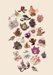  animal_focus artist_name banette chandelure closed_mouth commentary dog dreepy drifblim drifloon duskull fangs fire froslass gastly gengar gourgeist greavard grin highres hisuian_zorua jellicent jellicent_(male) lampent litwick marshadow mimikyu no_humans phantump pokemon pokemon_(creature) pumpkaboo purple_fire red_eyes rotom sandygast shuppet simple_background skin_fangs smile solid_oval_eyes spiritomb tail teeth tongue tongue_out trait_connection twitter_username white_background yamask yellow_eyes zozozoshion 