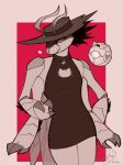 3_fingers 4_arms antennae_(anatomy) anthro arthropod bell brawlhalla breath breath_cloud cat_cutout cat_keyhole_clothing cleavage_cutout clothed clothing cowboy_hat duo fake_cat_ears fake_ears fingers girly gnagern hand_on_hip hat headgear headwear hi_res hymenopteran insect keyhole_turtleneck looking_at_viewer machine male mandibles multi_arm multi_limb orbot_(brawlhalla) reno_(brawlhalla) robot side_eye sleeveless_sweater sleeveless_turtleneck sweater topwear turtleneck wasp