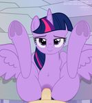  2017 bestiality equine feathered_wings feathers female feral friendship_is_magic fur hair horn human human_on_feral humanoid_penis interspecies looking_at_viewer lying male male/female mammal multicolored_hair my_little_pony on_back penetration penis purple_eyes purple_feathers purple_fur purple_hair pussy pussy_juice sex shutterflyeqd solo twilight_sparkle_(mlp) vaginal vaginal_penetration winged_unicorn wings 