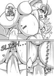  2013 anthro anus big_breasts blush breasts cleavage clothed clothing comic erection female fur gloves greyscale hair hi_res holding_breast lagomorph legwear lipstick long_ears makeup mammal michiyoshi miles_prower monochrome penetration penis pussy sex sonic_(series) uncensored vaginal vaginal_penetration vanilla_the_rabbit 