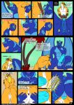 anthro balls beaming big_dom_small_sub big_penis blue_body blue_hair blue_skin bodily_fluids bulge butt canid canine comic cum cum_in_mouth cum_inside dominant dragon duo ejaculation fox fur genital_fluids genitals hair heart_(marking) hi_res huge_penis hunterramirez jcfox knot lying male male/male male_penetrated male_penetrating male_penetrating_male mammal muscular nude papadwaggy penetration penis planet sex size_difference space sucking text wings yellow_body yellow_fur