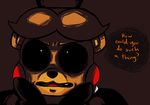  2016 angry animatronic anthro bear bow_tie brown_background dialogue english_text five_nights_at_freddy&#039;s five_nights_at_freddy&#039;s_2 hat inkyfrog machine male mammal reaction_image robot simple_background solo text top_hat toy_freddy_(fnaf) video_games 