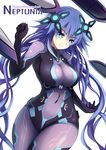  blue_eyes bodysuit braid breasts covered_navel curvy euforia hair_ornament impossible_clothes large_breasts long_hair neptune_(series) next_purple power_symbol purple_hair purple_heart shin_jigen_game_neptune_vii skin_tight smile twin_braids very_long_hair white_background 