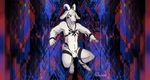  abstract_background animal_genitalia anthro asriel_dreemurr balls caprine goat horn male mammal melthecannibal nude penis sheath smile solo undertale video_games 