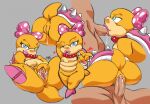 2023 anthro anus balls duo fellatio female female_on_human genitals hi_res human human_on_anthro interspecies koopa koopaling male male/female male_on_anthro mammal mario_bros misterj nintendo oral penetration penile penis pussy scalie sex vaginal vaginal_penetration wendy_o._koopa