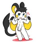 &lt;3 anthro anthrofied armpits balls barefoot cub cute_fangs emolga flaccid frown grin looking_at_viewer male mammal navel nintendo nude oob open_mouth patagium penis pointing_at_self pok&eacute;mon rodent seductive slim solo thumbs_up uncut video_games young 