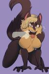 ahegao all_fours ambiguous_gender anthro areola azik biped blonde_hair blue_background blue_eyes bodily_fluids breasts brown_body brown_nose brown_ruff brown_tail countershade_face countershade_fur countershade_tail countershading disembodied_hand duo felid feline female female/ambiguous female_anthro female_focus finger_in_mouth front_view fur ghost_hands hair heart_eyes heart_symbol hi_res inner_ear_fluff looking_pleasured mammal medium_breasts nipples open_mouth red_inner_ear red_tongue ruff saliva saliva_on_tongue simple_background solo_focus tail tan_body tan_countershading tan_fur tan_inner_ear_fluff tan_ruff tan_tail teeth tongue tongue_out tuft two_tone_ruff two_tone_tail white_hair