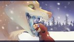  blue_insides blue_tongue blush canine fangs feral fox imminent_vore licking macro mammal micro micro_on_macro mouth_shot open_mouth quantum0 red_panda saliva shuryashish size_difference stare tongue tongue_out vore 